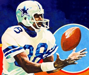 dallas cowboys drew pearson art (1)